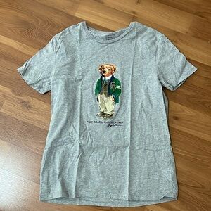 RALPH LAUREN POLO genuine authentic short sleeve flannel from the bear brand M